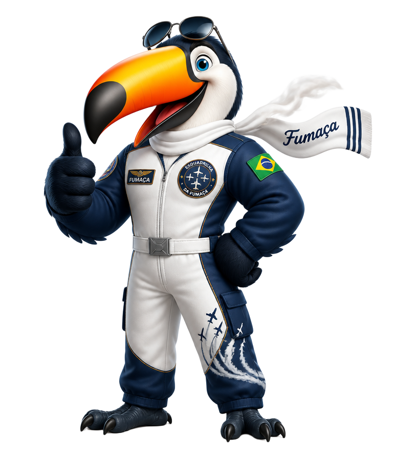 Fumaça, o tucano piloto da AeroMentor